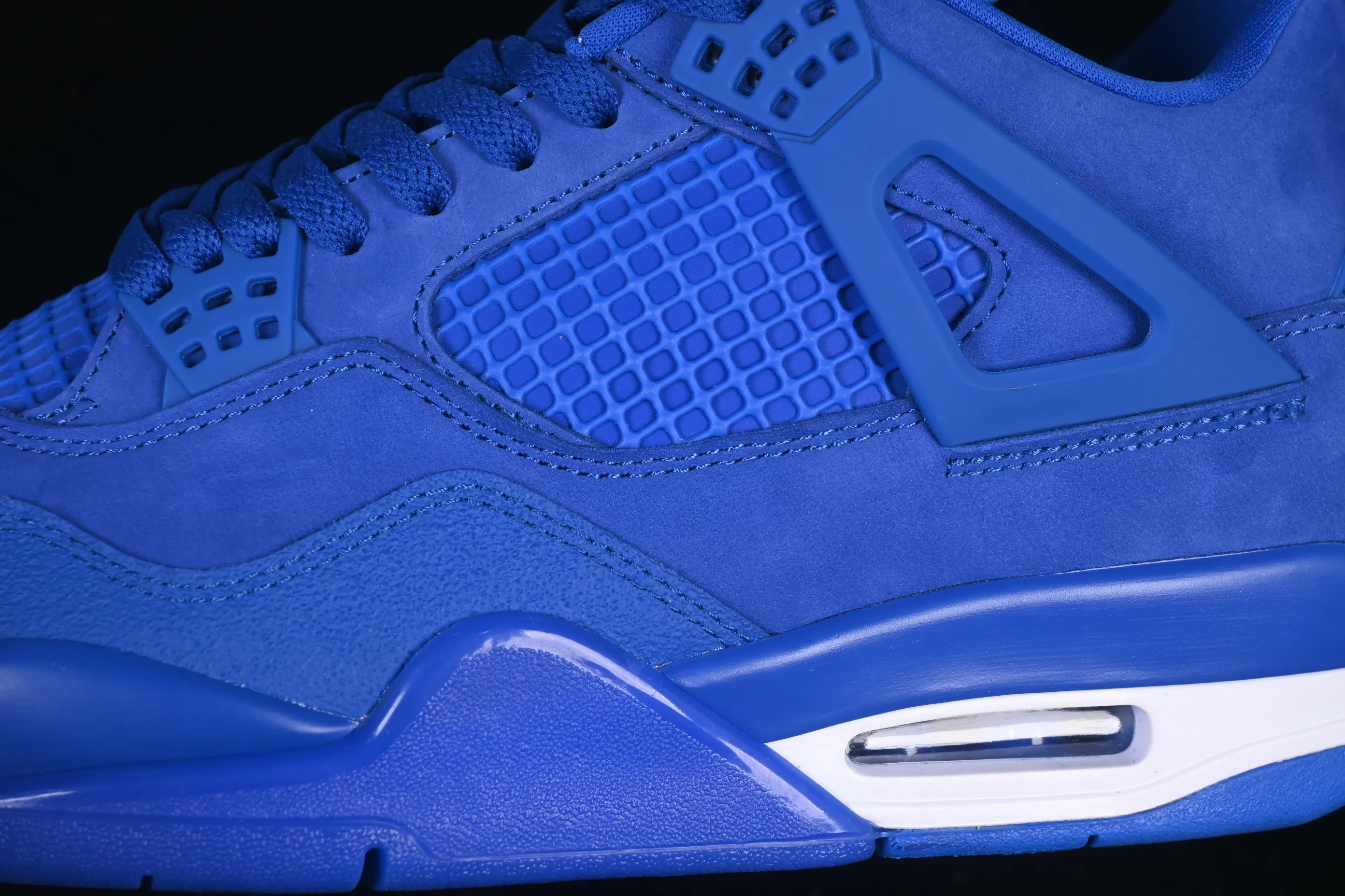 All categories Air Jordan Jordan series basketball shoes Air Jordan 4 Nigel Sylvester x Air Jordan 4 Retro "Blue" AJ4 Joe 4 joint blue brick HF4340-400